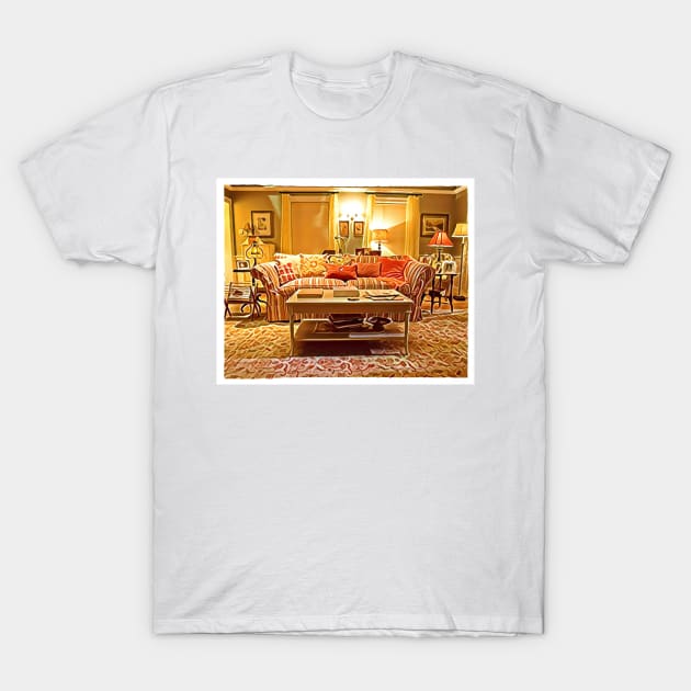 The Girls' Living Room - Couch T-Shirt by Fenay-Designs